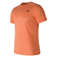 New Balance Tech Short Sleeve T-Shirt - Men's - Orange / Orange