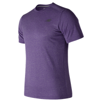 New Balance Tech Short Sleeve T-Shirt - Men's - Purple / Purple