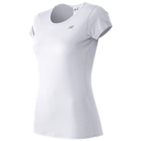 New Balance Accelerate Short Sleeve T-Shirt - Women's - All White / White