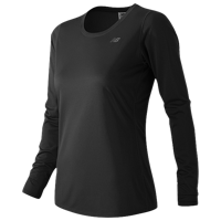 New Balance Accelerate Long Sleeve T-Shirt - Women's - All Black / Black