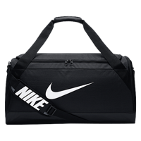 Nike Brasilia Medium Duffel - Black / White