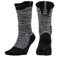 Nike Elite Versatility CRV Crew Socks - Grey / Black