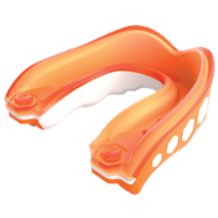 Shock Doctor Gel Max Flavor Fusion Mouthguard - Adult - Orange / White