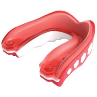 Shock Doctor Gel Max Flavor Fusion Mouthguard - Adult - Red / White