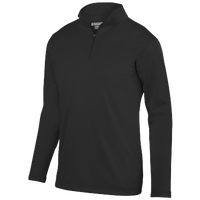 Augusta Sportswear Team Wicking Fleece Pullover - Boys' Grade School - All Black / Black