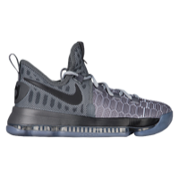 Nike KD 9 - Boys' Grade School -  Kevin Durant - Grey / Grey