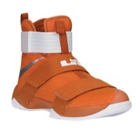 Nike LeBron Soldier 10 - Men's -  LeBron James - Orange / Silver