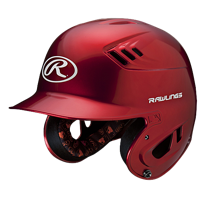 Rawlings Coolflo R16 Junior Batting Helmet - Men's - Red / White