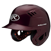 Rawlings Coolflo R16 Junior Batting Helmet - Men's - Maroon / Maroon