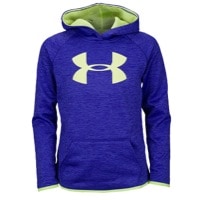 Under Armour Armour Fleece Big Logo Hoodie - Girls' Grade School - Purple / Light Green