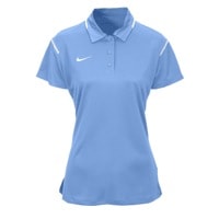 Nike Team Gameday Polo - Women's - Light Blue / White