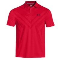 Under Armour Armourvent Tips Golf Polo - Men's - Red / Red