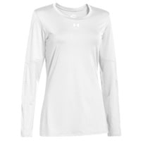 Under Armour Team Block Party L/S Jersey - Women's - All White / White