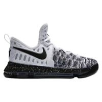 Nike KD 9 - Boys' Grade School -  Kevin Durant - White / Black