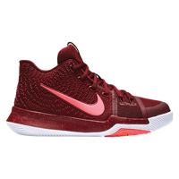 Nike Kyrie 3 - Boys' Grade School - Maroon / Red