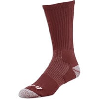 Eastbay EVAPOR Performance Crew Socks - Men's - Maroon / Maroon