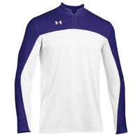 Under Armour Stock Lottery L/S Shooter's Shirt - Men's - White / Purple