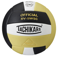 Tachikara SV-5WSC Volleyball - Black / Gold