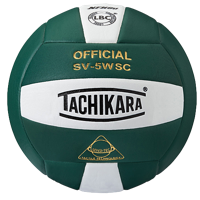 Tachikara SV-5WSC Volleyball - Dark Green / White