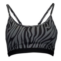 Eastbay Evapor Padded Strappy Bra - Women's - Grey / Black