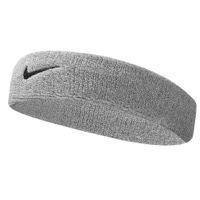 Nike Swoosh Headband - Grey / Black