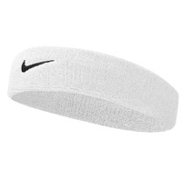 Nike Swoosh Headband - White / Black