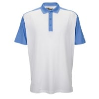 Callaway Colorblock Golf Polo - Men's - White / Light Blue