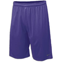 Nike Team Fly 10" Shorts - Men's - Purple / Grey