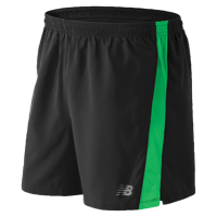 New Balance 5" Accelerate Shorts - Men's - Black / Light Green