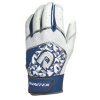 DeMarini Shatter Batting Gloves - Men's - White / Navy