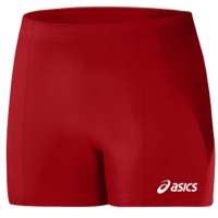 ASICS� Baseline Volleyball  Shorts - Women's - Red / Red