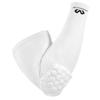 McDavid Hexpad Power Shooter Arm Sleeve - Men's - All White / White