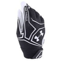 Under Armour Yard Clutchfit Batting Gloves - Youth - Black / White