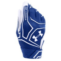 Under Armour Yard Clutchfit Batting Gloves - Youth - Blue / White