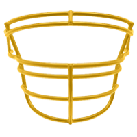 Schutt DNA-RJOP Carbon Steel Facemask - Men's - Gold / Gold