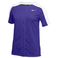 Nike Team Stock Vapor Select Full Button Jersey - Women's - Purple