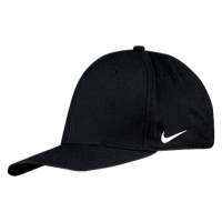 Nike Team Dri-Fit Swoosh Flex Cap - Men's - All Black / Black