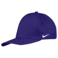 Nike Team Dri-Fit Swoosh Flex Cap - Men's - Purple / Purple