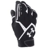 Under Armour Clean Up VI Batting Gloves - Youth - Black / White