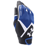 Under Armour Clean Up VI Batting Gloves - Youth - Blue / Black