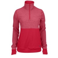 adidas Team Climalite Twist 1/2 Zip - Women's - Red / Red