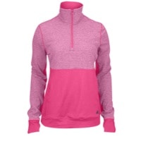 adidas Team Climalite Twist 1/2 Zip - Women's - Pink / Pink