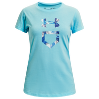 Under Armour Softball Graphic T-Shirt - Girls' Grade School - Blue