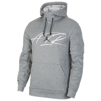 Jordan Air Therma Fleece Pullover Hoodie - Men's - Grey