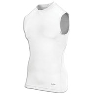 Eastbay EVAPOR Sleeveless Compression Top - Men's - All White / White