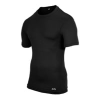 Eastbay EVAPOR Compression S/S Crew Top - Men's - All Black / Black