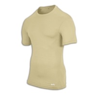 Eastbay EVAPOR Compression S/S Crew Top - Men's - Tan / Tan