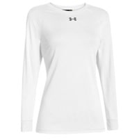 Under Armour Team Locker Long Sleeve T-Shirt - Women's - White / Grey