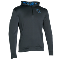 Under Armour Baseball Composite Camo 1/4 Zip Hoodie - Men's - Grey / Light Blue