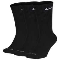 Nike 3 Pack Dri-FIT Plus Crew Socks - Men's - Black